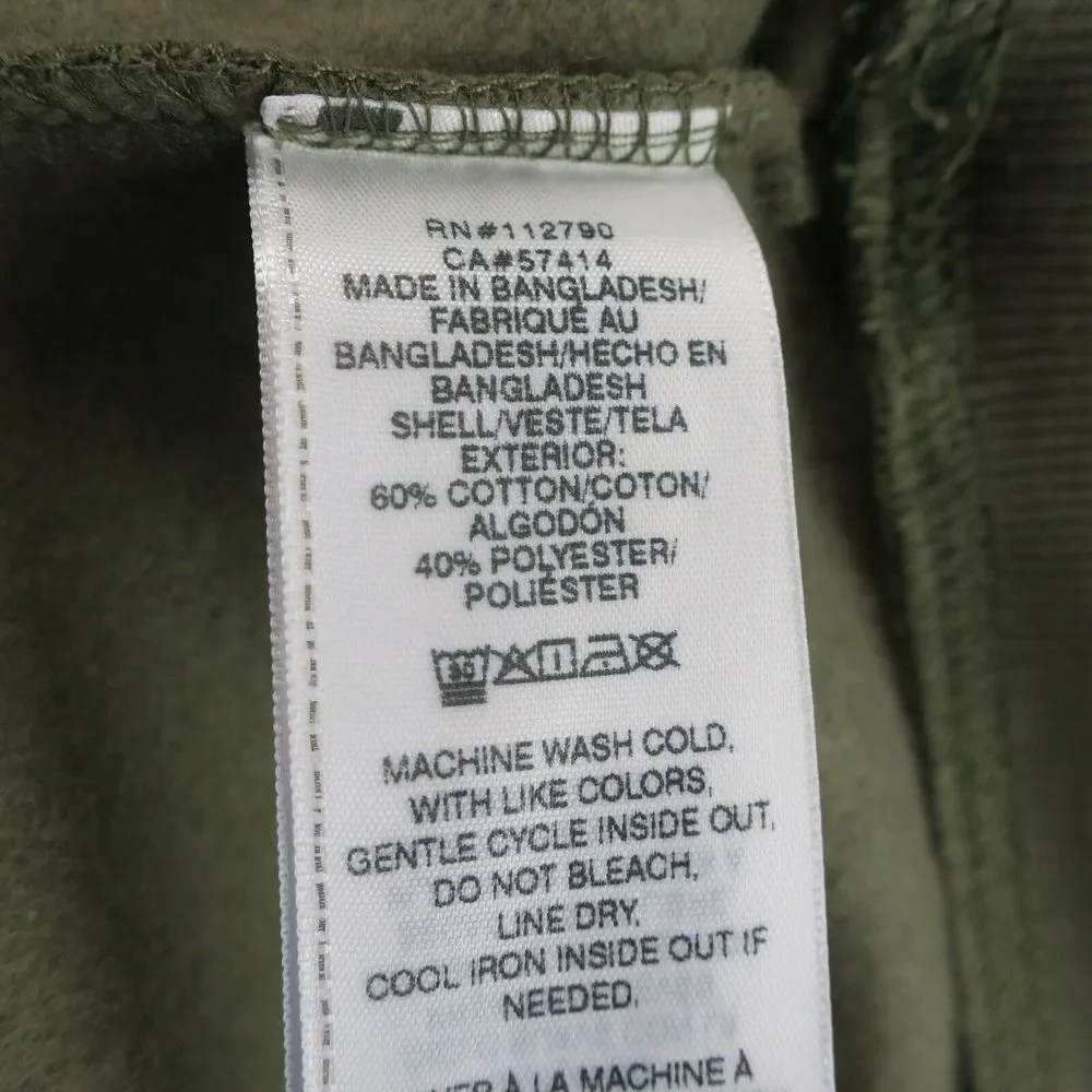True Religion Quarter Zip Pullover Sweater Mens Large‎ Green